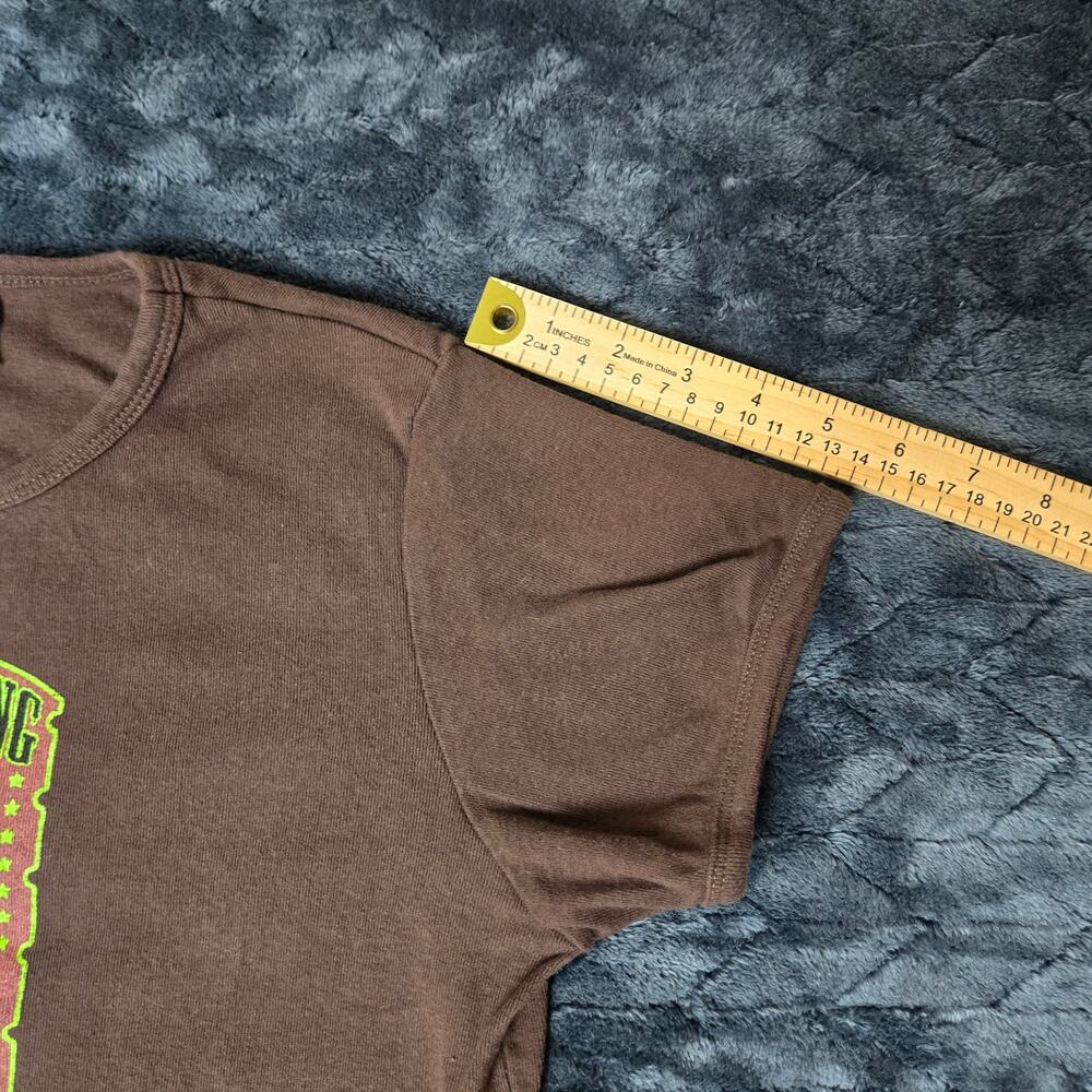 VTG 2006 Johnny Lang Turn Around Tour Y2K Single-Stitch Brown TShirt - Size XL - Picture 6 of 7